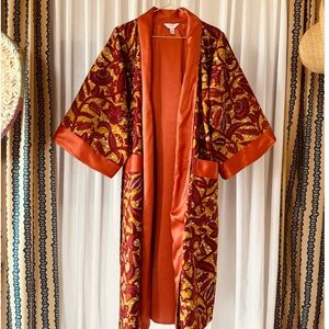 Enyo Reversible Afrikimo "Rise and Shine III" - Orange Satin